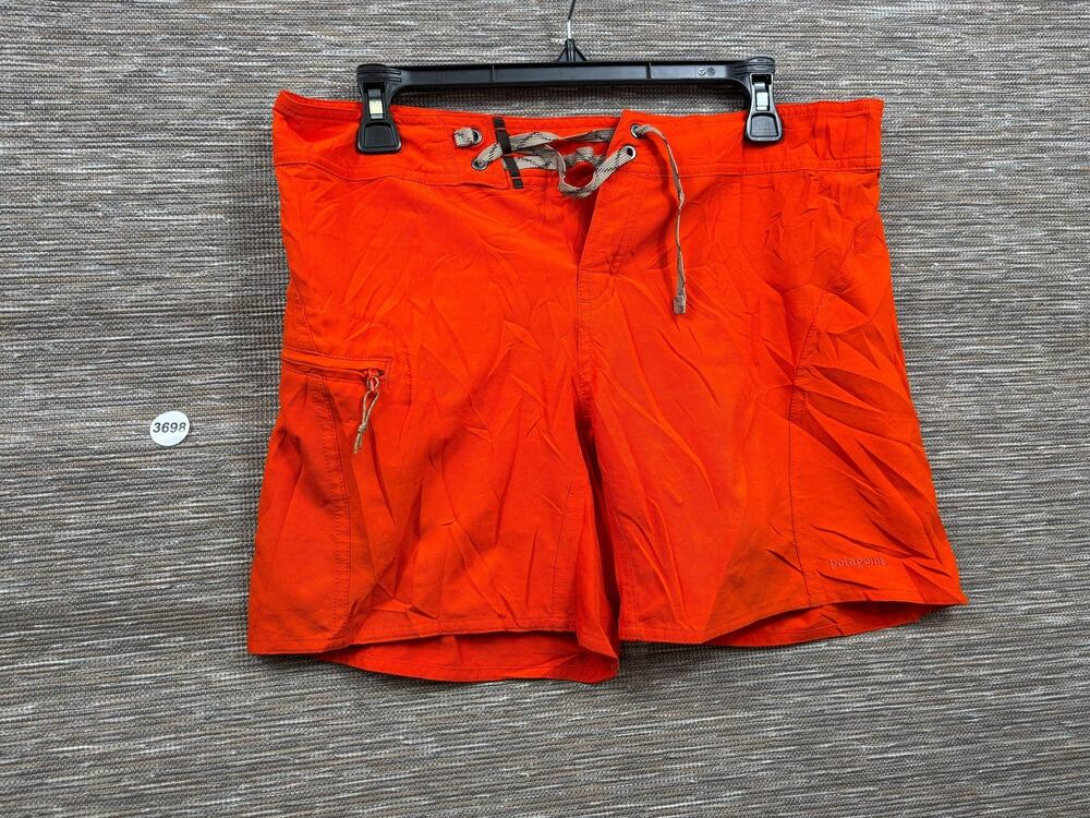 Patagonia Board Shorts Womens Size 8 Orange Swim Bottom Quick Dry Stretch